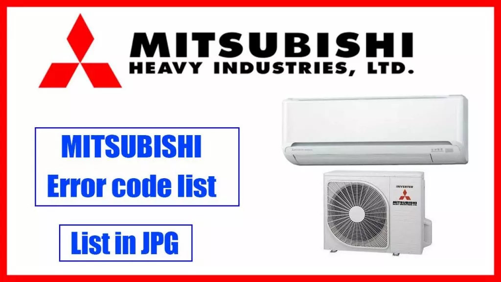 Mitsubishi error code list