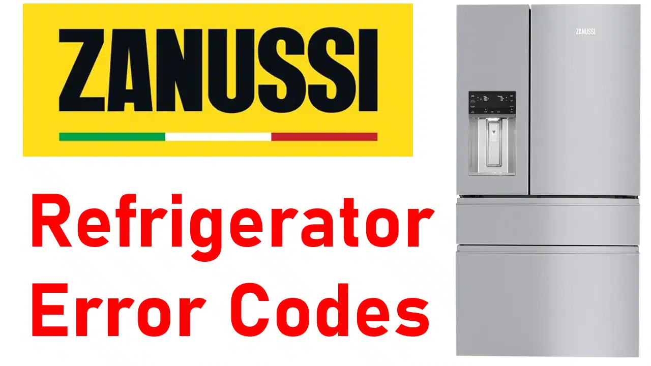 Zanussi Refrigerator Error Codes