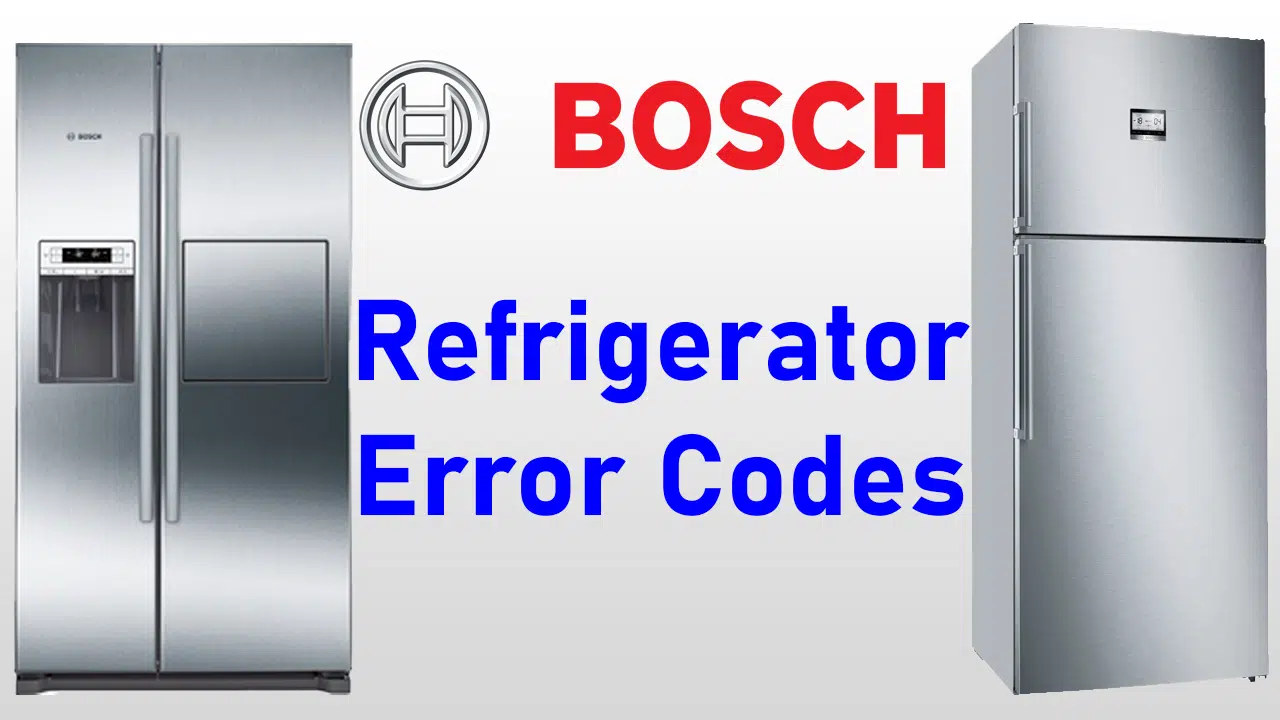 Bosch Refrigerator Error Codes