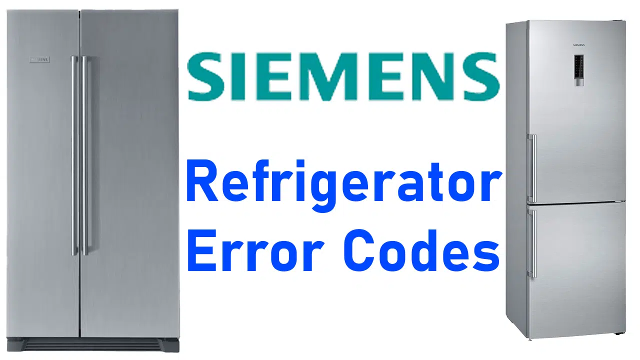 Siemens Refrigerator Error Codes