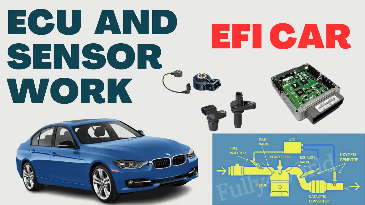 ECU and sensors working diagram in EFi cars