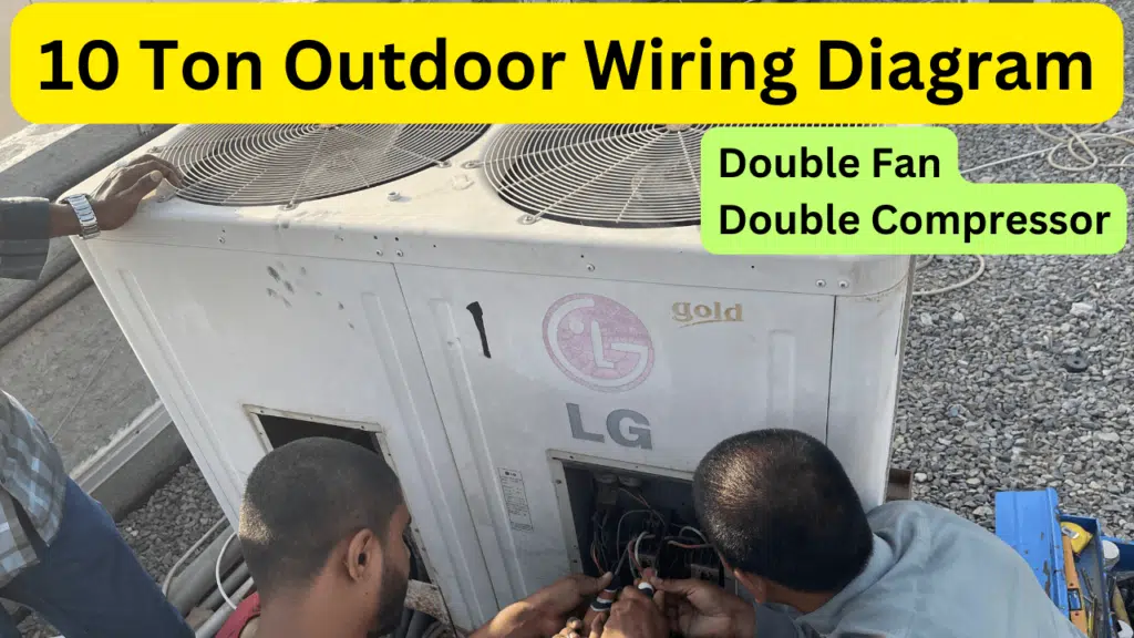 LG 10 ton Double fan and double Compressor