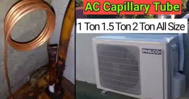 Air conditioner capillary tube size and length