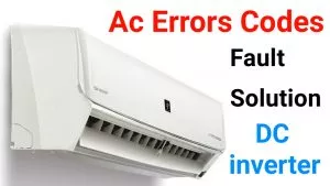 DC inverter AC error codes