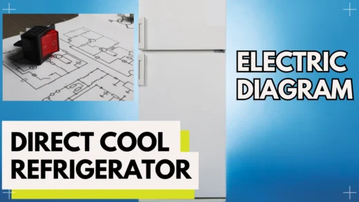 Direct cool refrigerator electric wiring complete